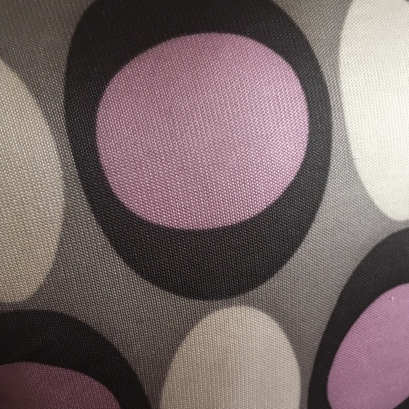 Graphic XS lavender & grey button-down blouse - Picture 5 of 7